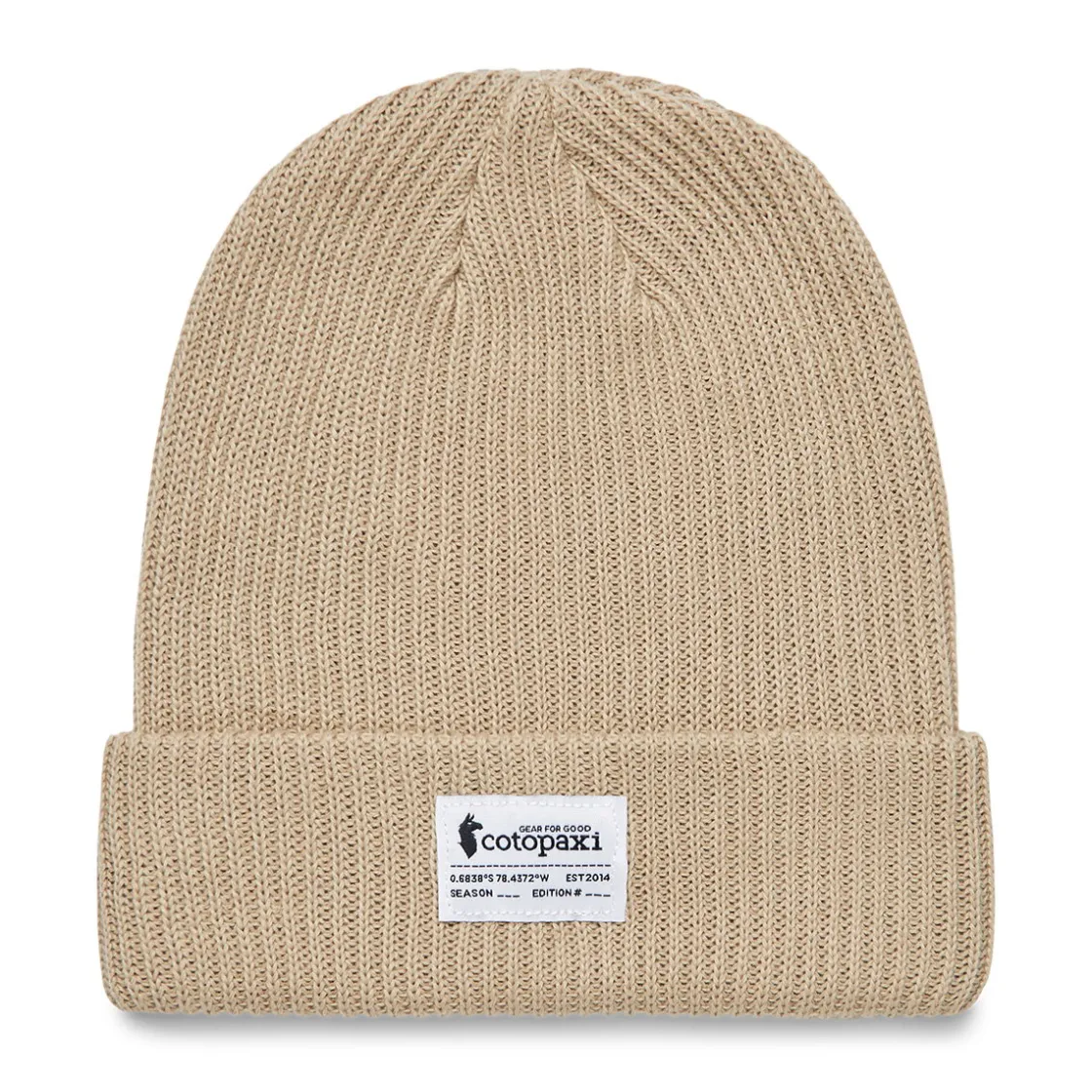 COTOPAXI Wharf Beanie - Patch (Outmeal) Sale
