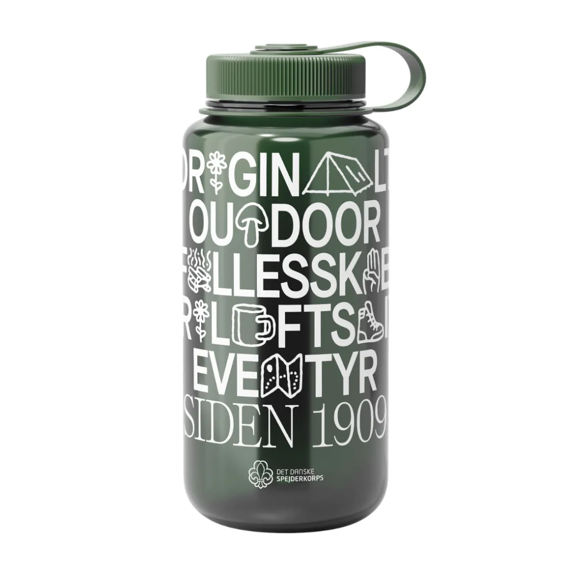 DET DANSKE SPEJDERKO DDS x Nalgene Wide Mouth Sustain drikkedunk 1,0L (Jade) Discount