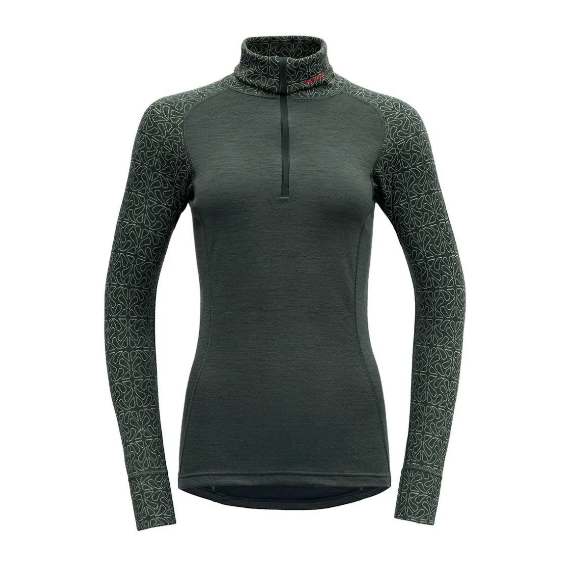 DEVOLD Duo Active Zip Neck, dame (Woods) Discount