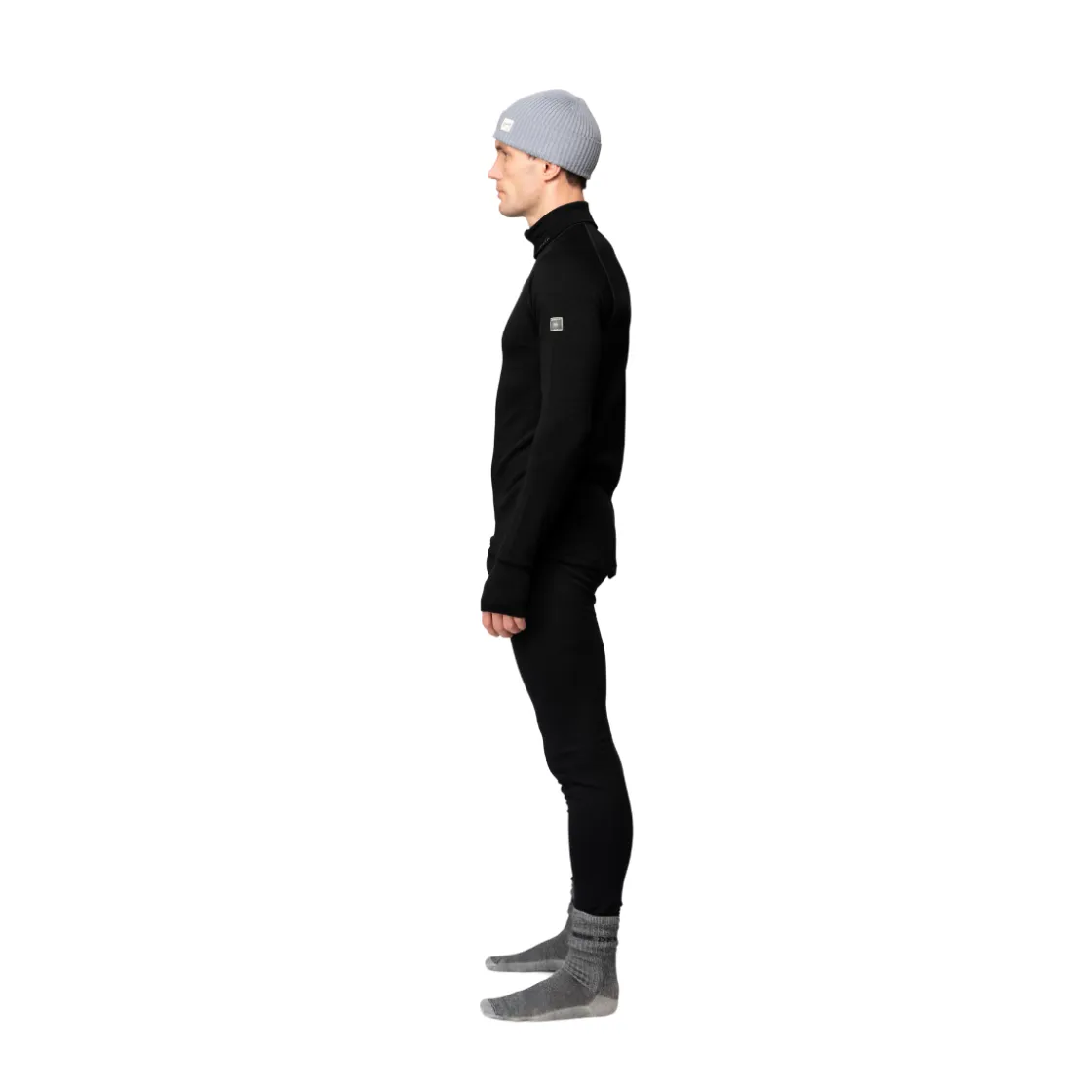 DEVOLD Expedition Merino 235 Zip Neck trøje, herre (Black) Best