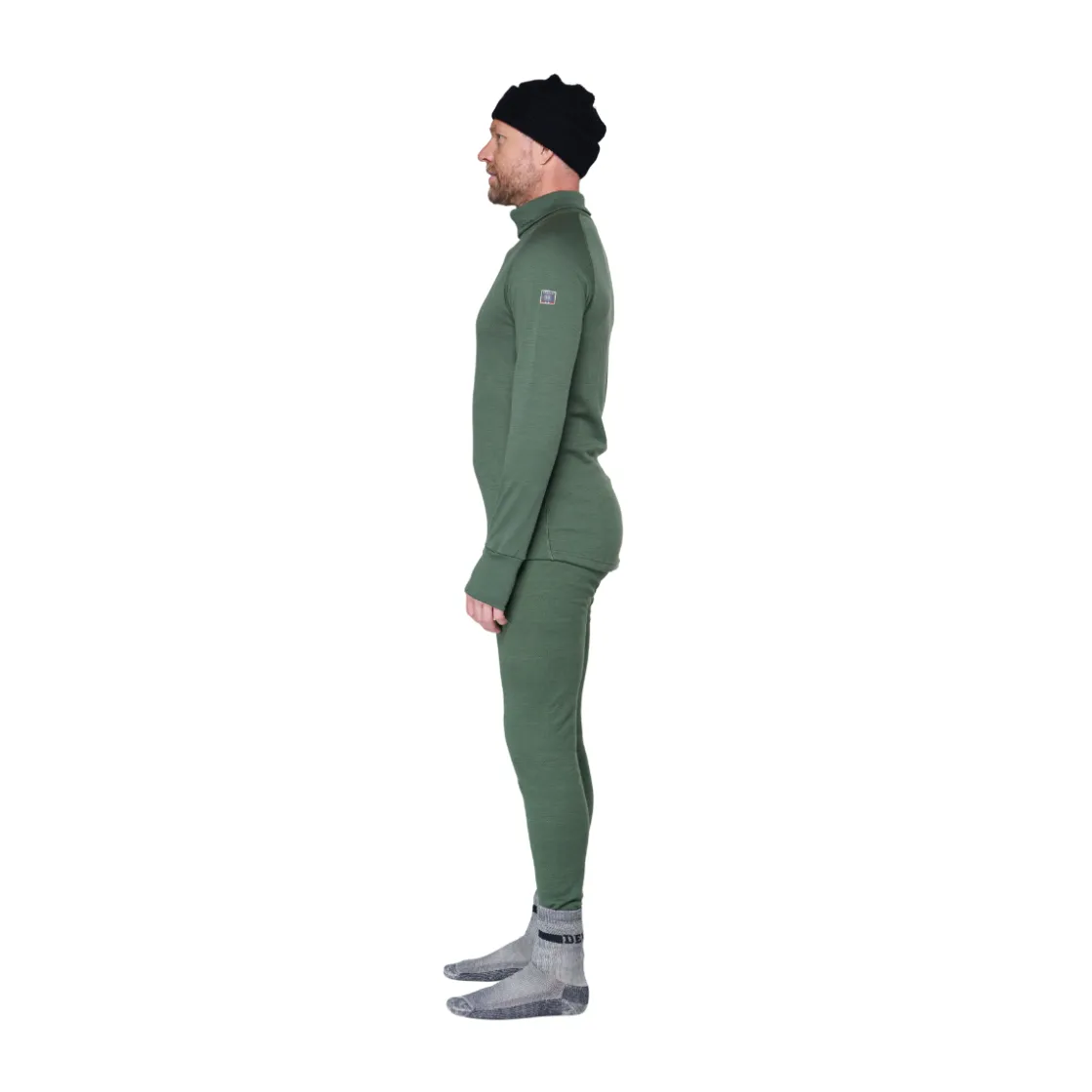 DEVOLD Expedition Merino 235 Zip Neck trøje, herre (Forest) Discount