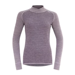 DEVOLD Kvitegga Cross Neck, dame (Orchid)