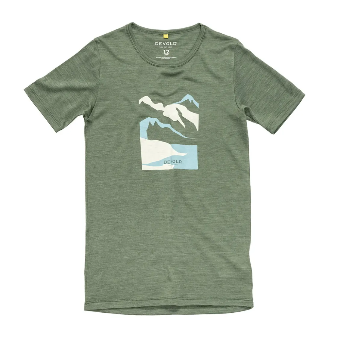 DEVOLD Molnes Merino 150 T-shirt, junior (Forest) Sale