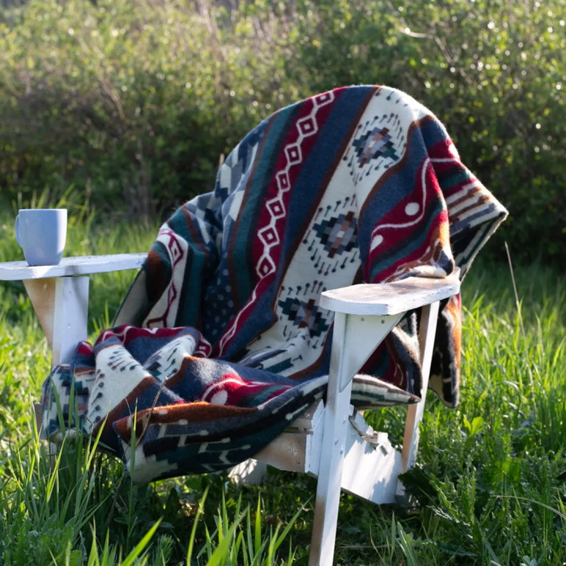 ECUADANE Mountain Plaid, Sumaco Wave