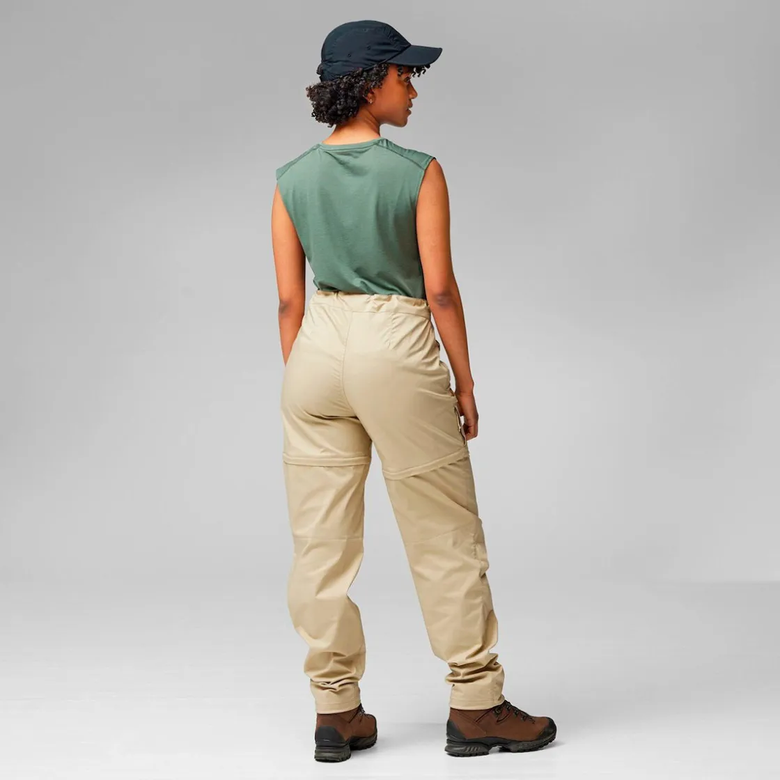 FJÄLLRÄVEN Fjällräven Abisko Hike Zip-off bukser, dame (Black) Hot