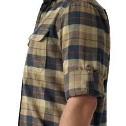 FJÄLLRÄVEN Fjällräven Singi Heavy Flannel Skjorte, herre (Dark Sand) New