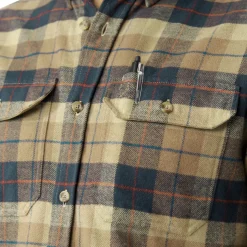 FJÄLLRÄVEN Fjällräven Singi Heavy Flannel Skjorte, herre (Dark Sand) New