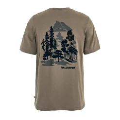 FJÄLLRÄVEN Fjällräven Swedish Forest T-shirt, herre (Suede Brown)
