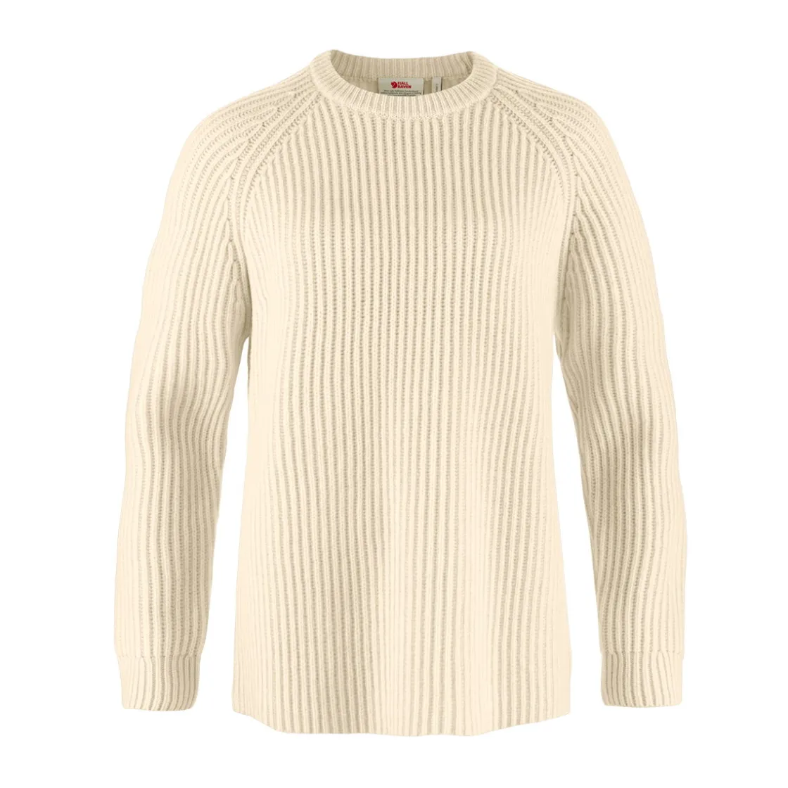FJÄLLRÄVEN Fjällräven Övik Rib Sweater, dame (Chalk White) Best