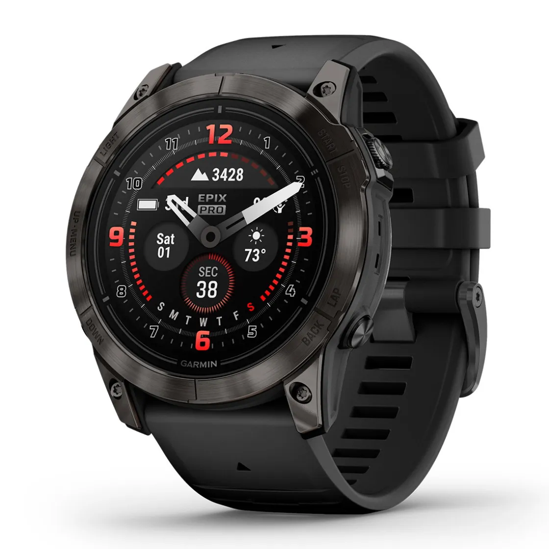 GARMIN Epix 2 Pro Sapphire - Black, 51 mm Clearance
