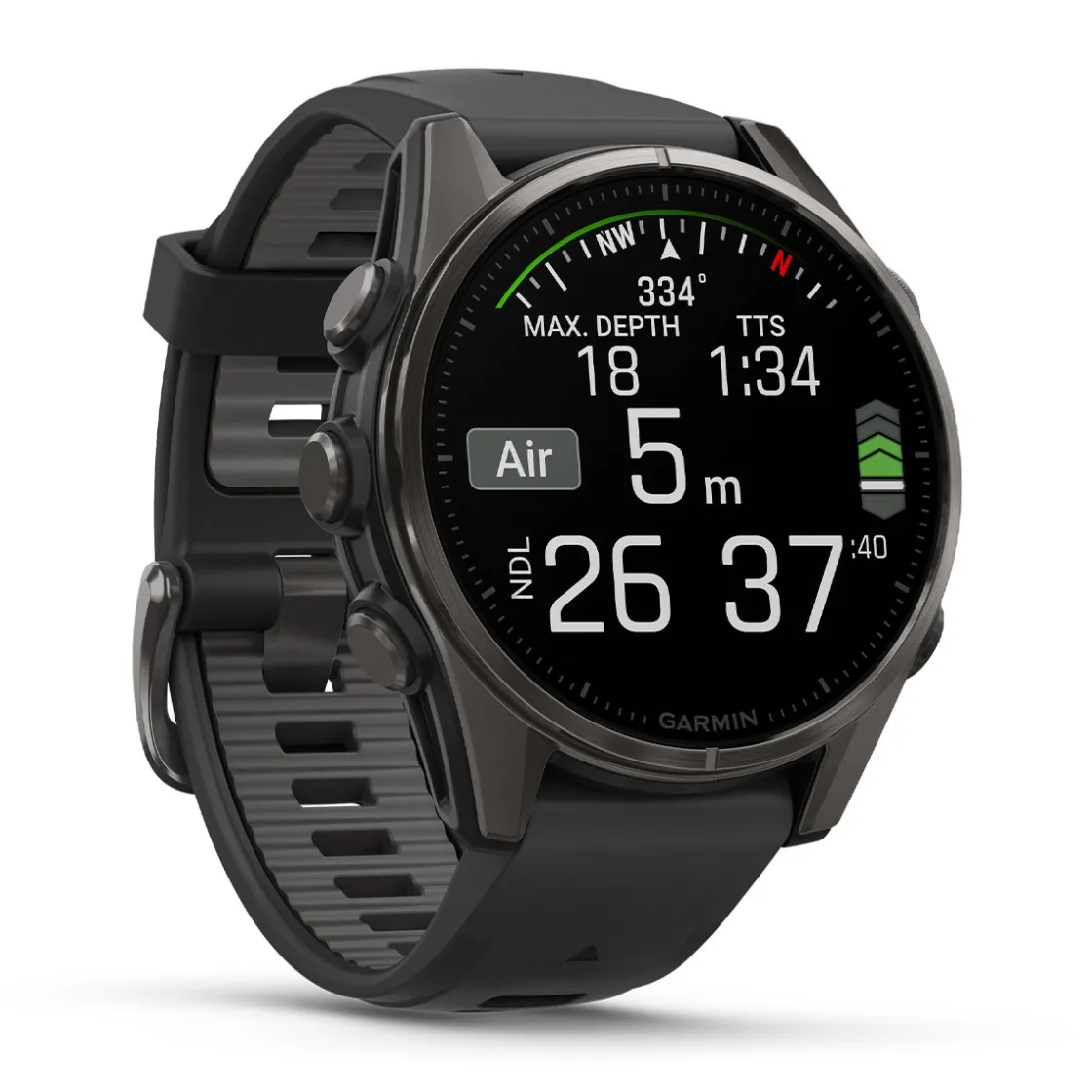 GARMIN Fenix 8 AMOLED Sapphire, 43 mm (Carbon Grey) Clearance