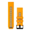 GARMIN 26mm QuickFit Silicone urrem (Spark Orange / Graphite) Best