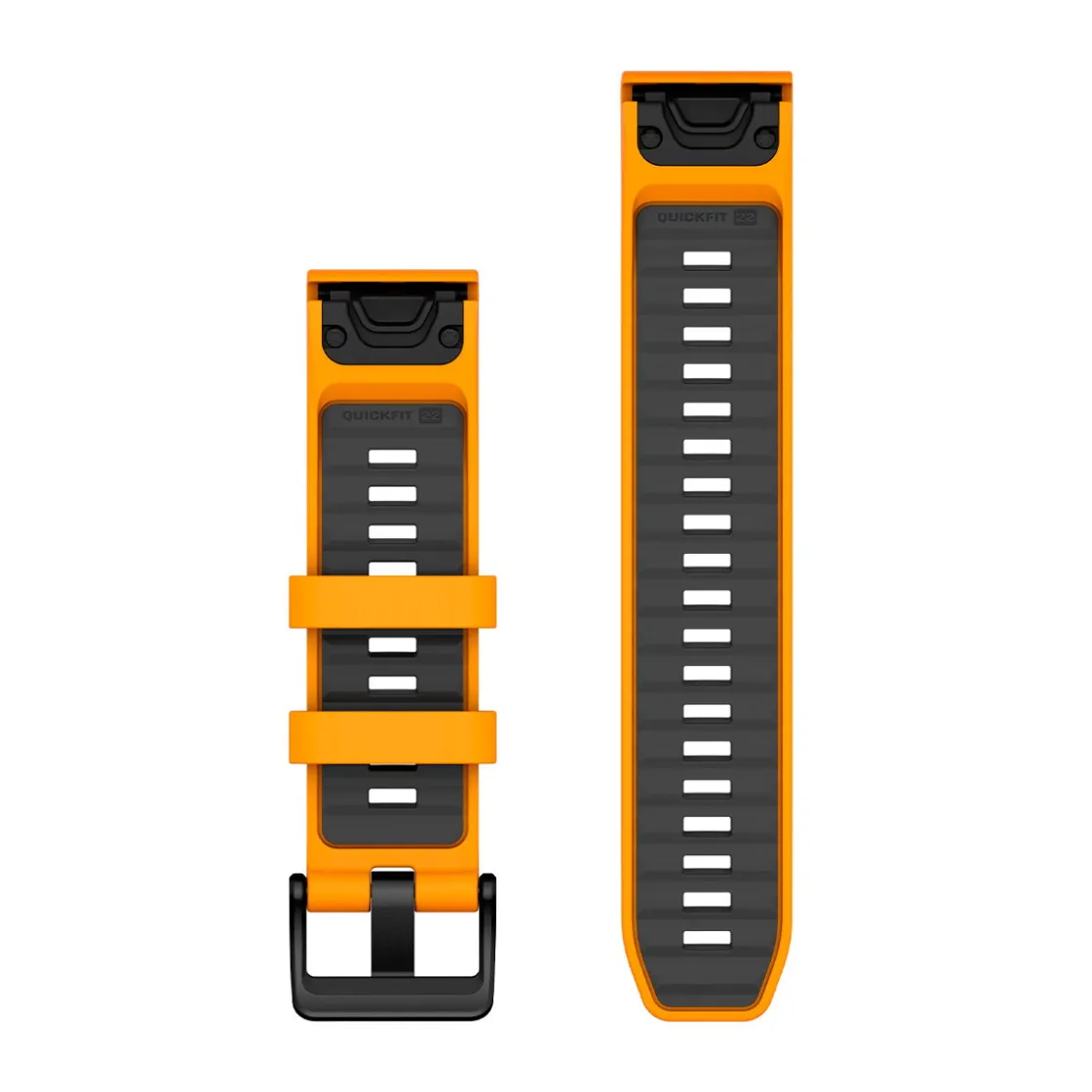 GARMIN QuickFit 22mm silikone urrem (Spark Orange / Graphite) Discount