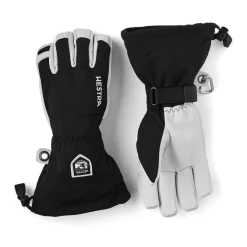 HESTRA Army Leather Heli Ski 5-finger skihandske (Black) Best