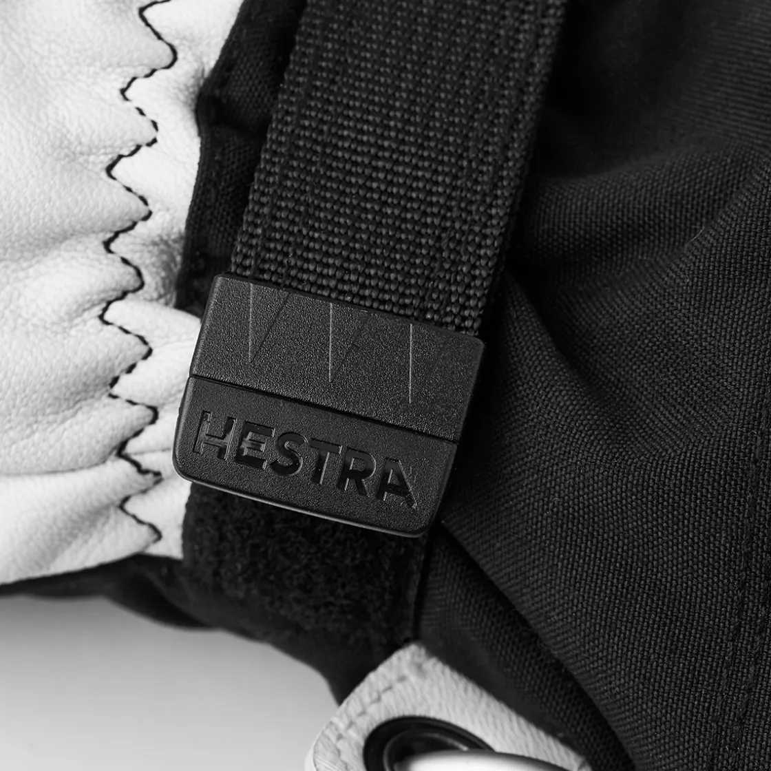 HESTRA Army Leather Heli Ski 5-finger skihandske (Black) Best