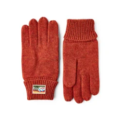 HESTRA Raggwool Glove uldhandsker (Brick Red) Sale