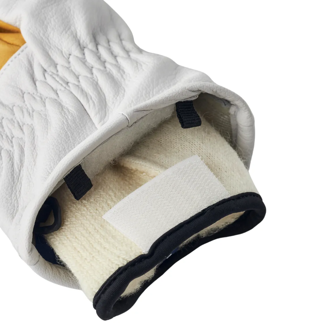 HESTRA reMix Læderluffer (Tan Offwhite) Online