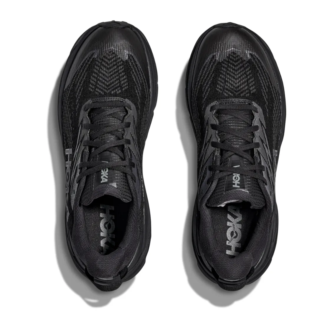 HOKA Challenger 8 GTX trailsko, dame (Black / Carbon Black) Clearance