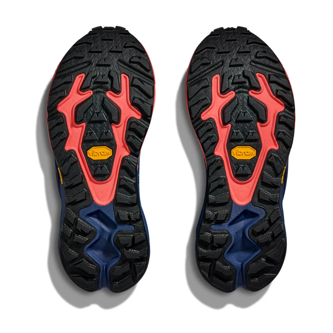 HOKA ONE ONE Mafate Hike vandrestøvle, dame (Midnight Blue / Neon Flame) Clearance