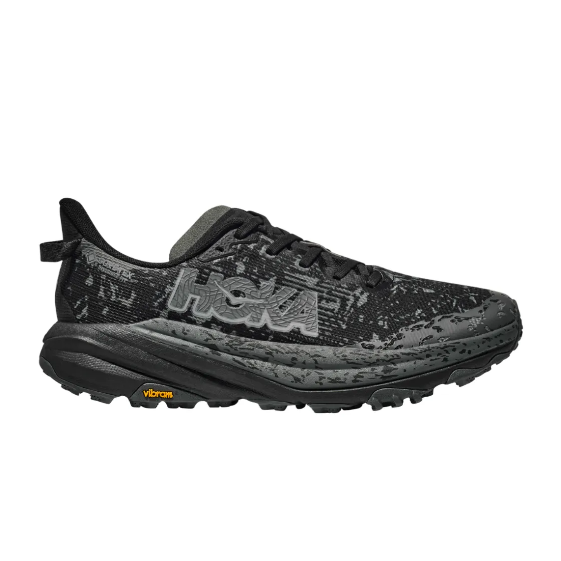 HOKA Speedgoat 6 GORE-TEX trailsko, herre (Black / Outer Orbit) Best