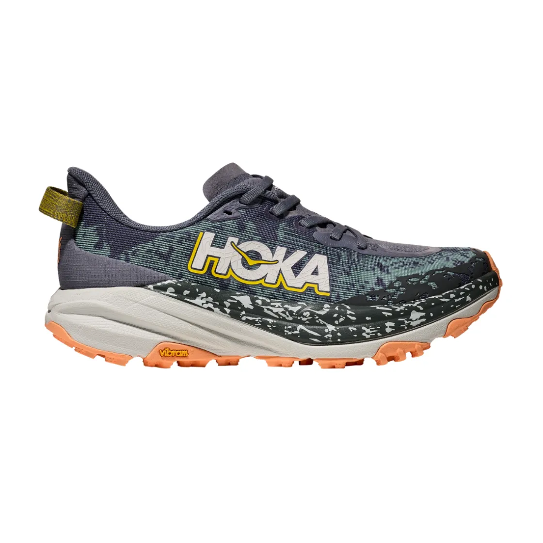HOKA Speedgoat 6 trailsko, dame (Grey Skies) Clearance