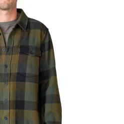 KLITMØLLER COLLECTIV Klitmøller Collective Casper Shirt, herre (Olive Check)