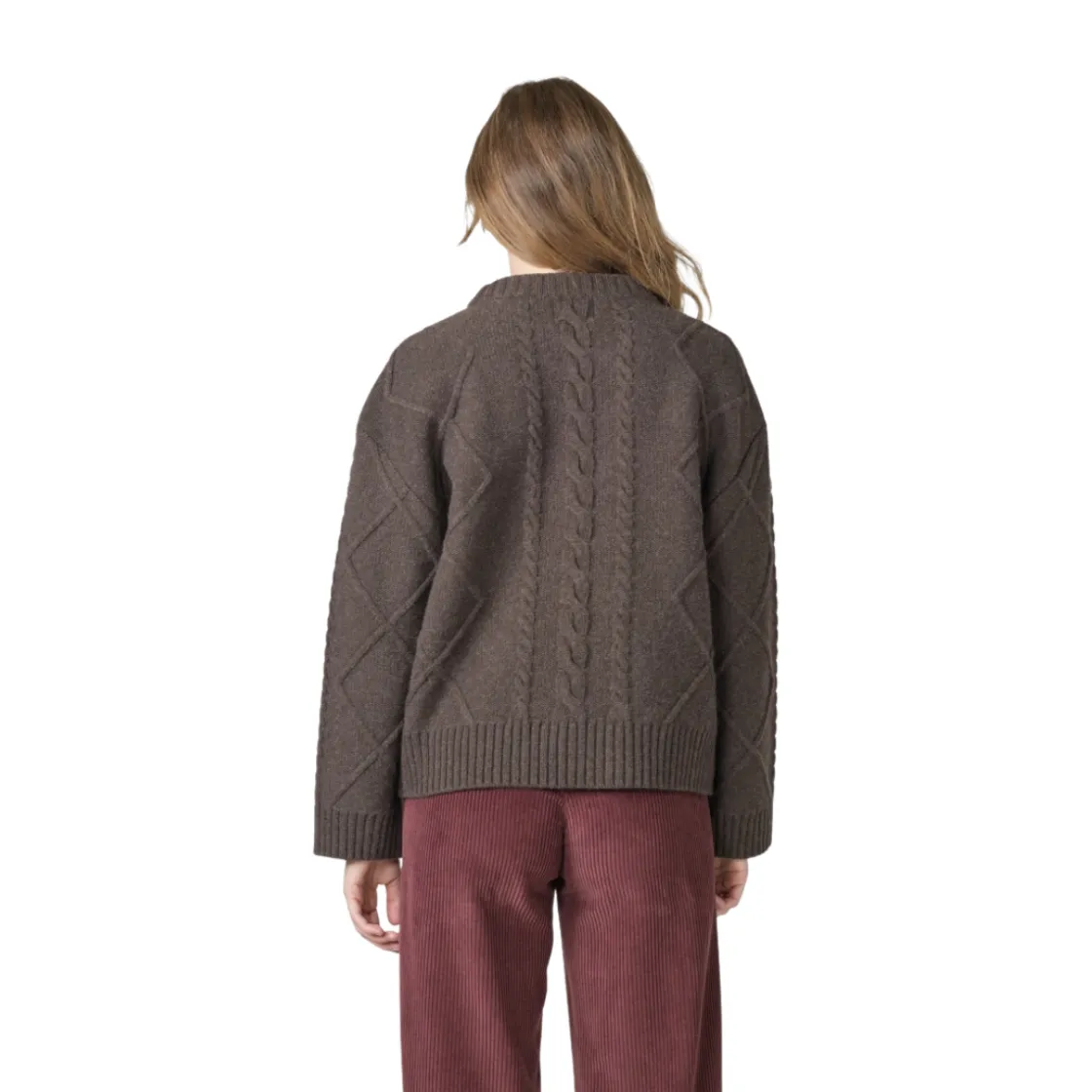 KLITMØLLER COLLECTIV Klitmøller Collective Eden Knit striktrøje, dame (Taupe) Outlet