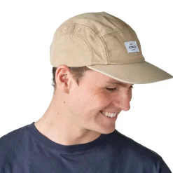 KLITMØLLER COLLECTIV Klitmøller Collective Five Panel Corduroy Cap (Sand)