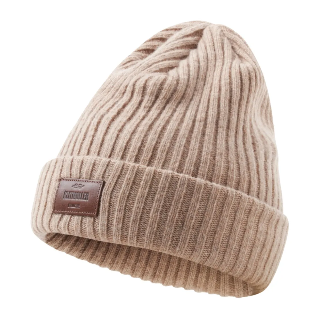 KLITMØLLER COLLECTIV Klitmøller Collective Heavy Rib Beanie (Sand) New