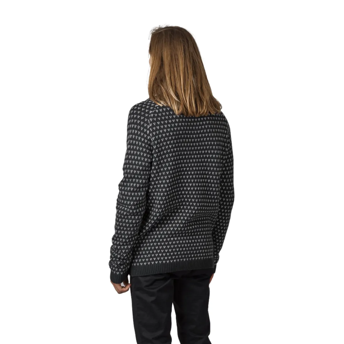 KLITMØLLER COLLECTIV Klitmøller Collective Hugo Knit Sweater, herre (Olive Cream) Outlet