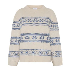 KLITMØLLER COLLECTIV Klitmøller Collective Jette Knit striktrøje, dame (Pastel Sand Ocean) Outlet