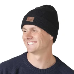 KLITMØLLER COLLECTIV Klitmøller Collective Rib Beanie (Black) Sale