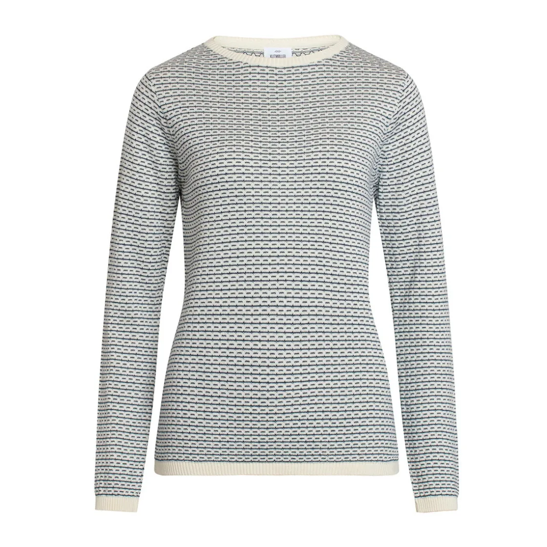 KLITMØLLER COLLECTIV Klitmøller Collective Silje Knit bluse, dame (Cream Navy) New