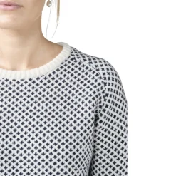 KLITMØLLER COLLECTIV Klitmøller Elaine Knit Sweater, dame (Cream Navy) Sale