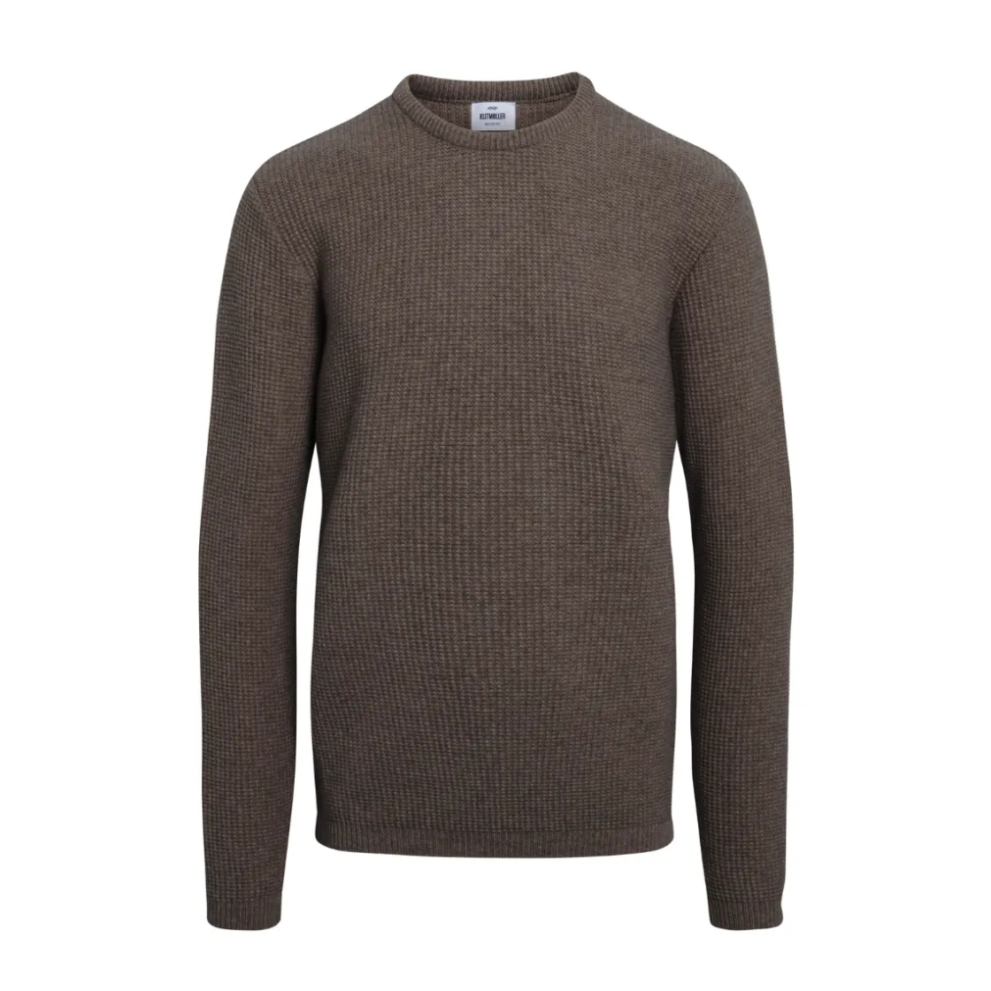 KLITMØLLER COLLECTIV Klitmøller Frede Knit sweater, herre (Taupe) Online