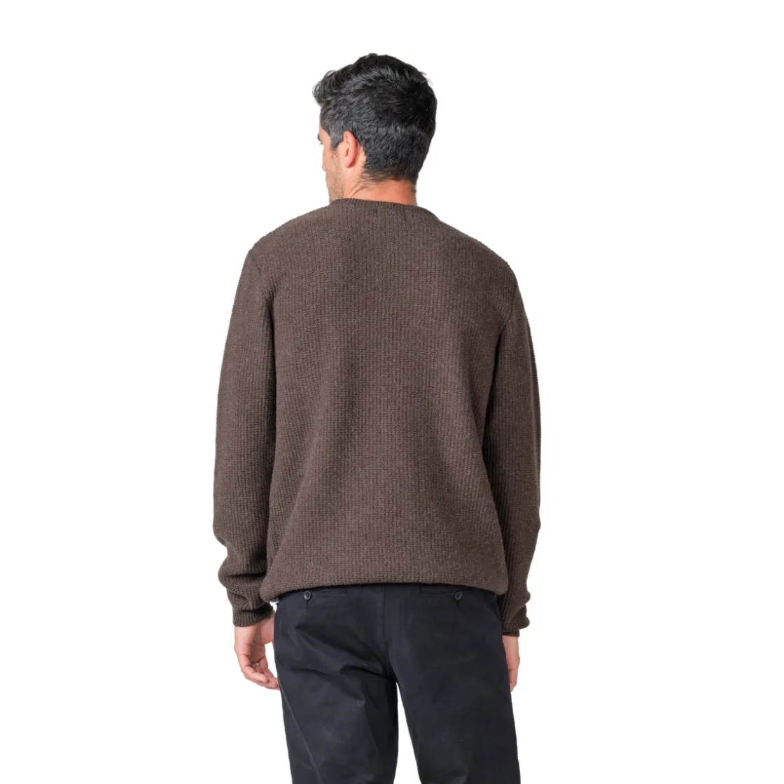 KLITMØLLER COLLECTIV Klitmøller Frede Knit sweater, herre (Taupe) Online