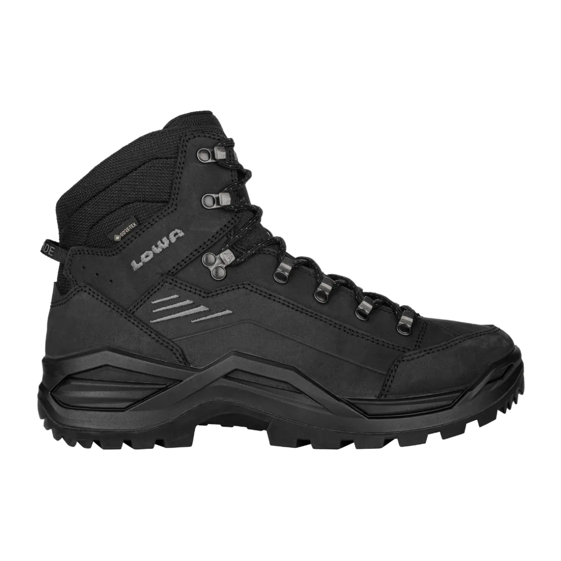 LOWA Renegade Evo Mid Wide GTX vandrestøvle, herre (Deep Black) Outlet