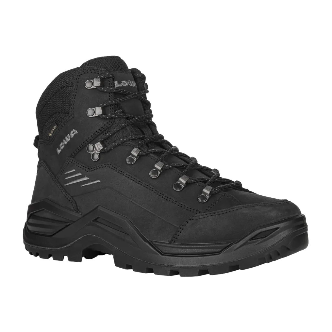 LOWA Renegade Evo Mid Wide GTX vandrestøvle, herre (Deep Black) Outlet