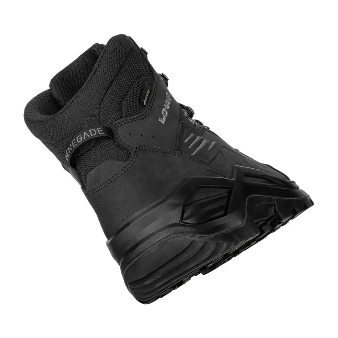 LOWA Renegade Evo Mid Wide GTX vandrestøvle, herre (Deep Black) Outlet