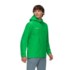 MAMMUT Alto Light HS Hooded skal- og regnjakke, herre (Pinea) Outlet