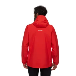 MAMMUT Alto Light HS Hooded Skal- og regnjakke, herre ( Red) Best