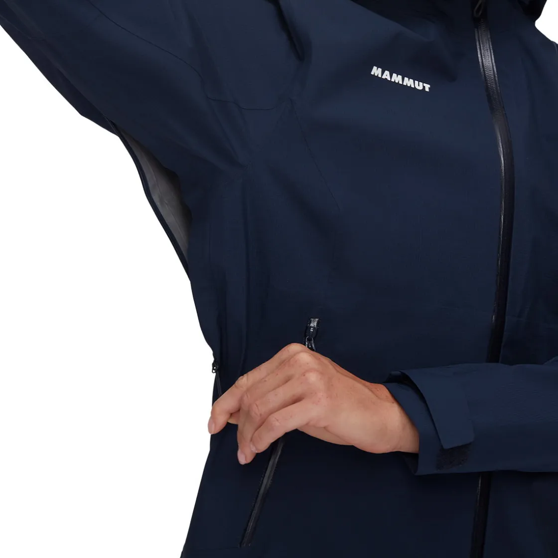 MAMMUT Alto Light HS regnjakke, dame (Marine) Discount