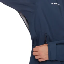 MAMMUT Alto Light HS skal- og regnjakke, herre (Marine) Online