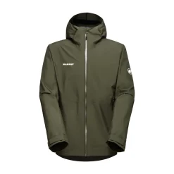MAMMUT Alto Light HS Skal- og regnjakke, herre (Dark Marsh) New