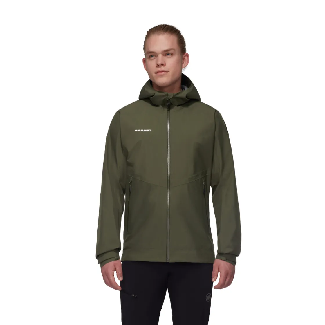 MAMMUT Alto Light HS Skal- og regnjakke, herre (Dark Marsh) New