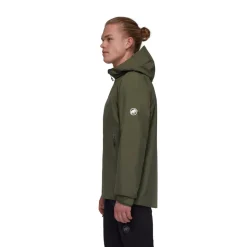 MAMMUT Alto Light HS Skal- og regnjakke, herre (Dark Marsh) New