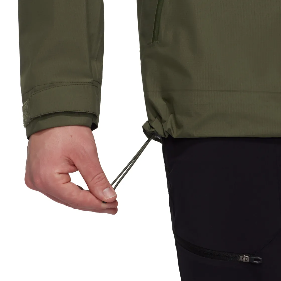 MAMMUT Alto Light HS Skal- og regnjakke, herre (Dark Marsh) New
