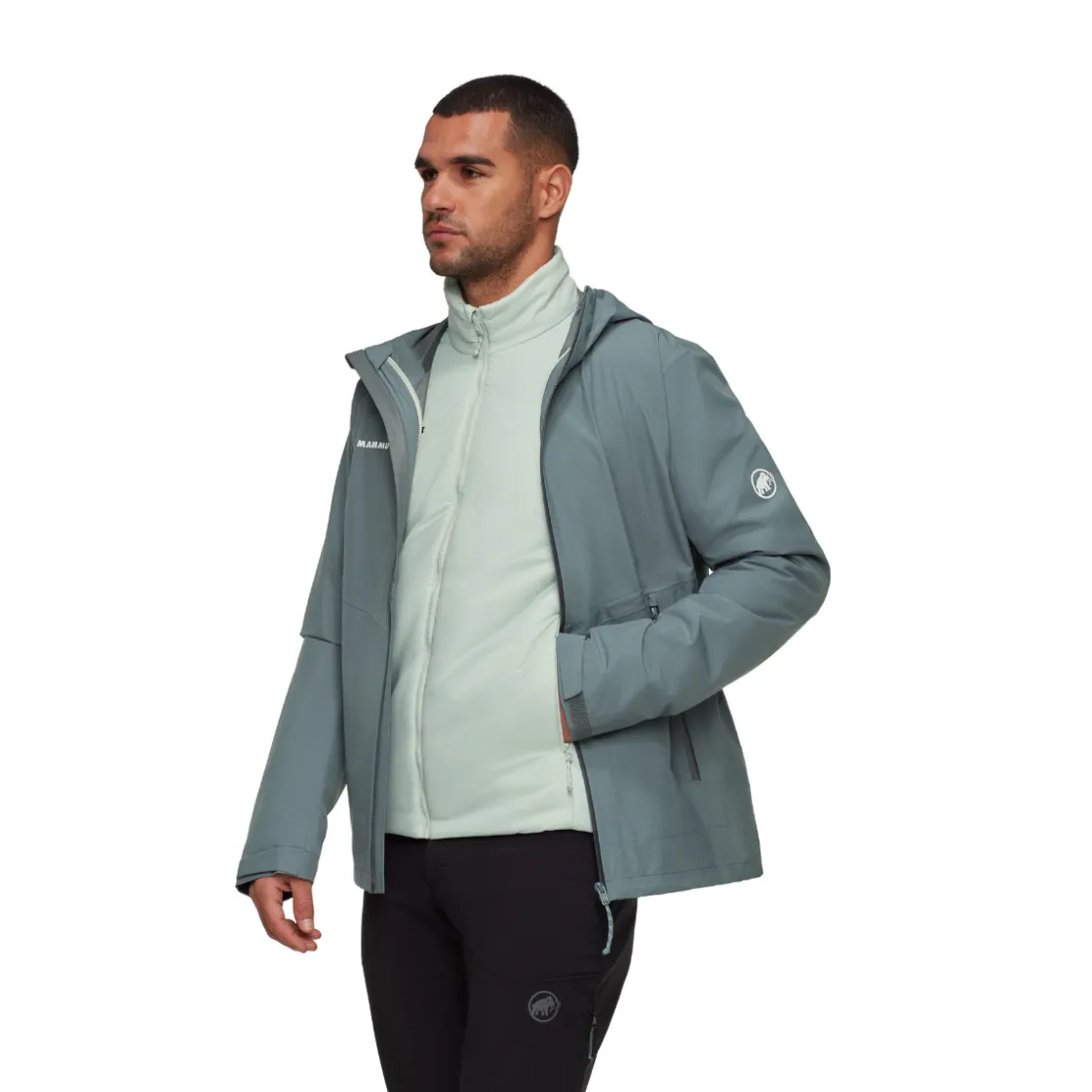 MAMMUT Alto Light 3in1 HS Hooded Jakke, herre (Strata) Online