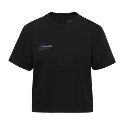 MAMMUT Base Cropped T-shirt, dame (Black) Clearance