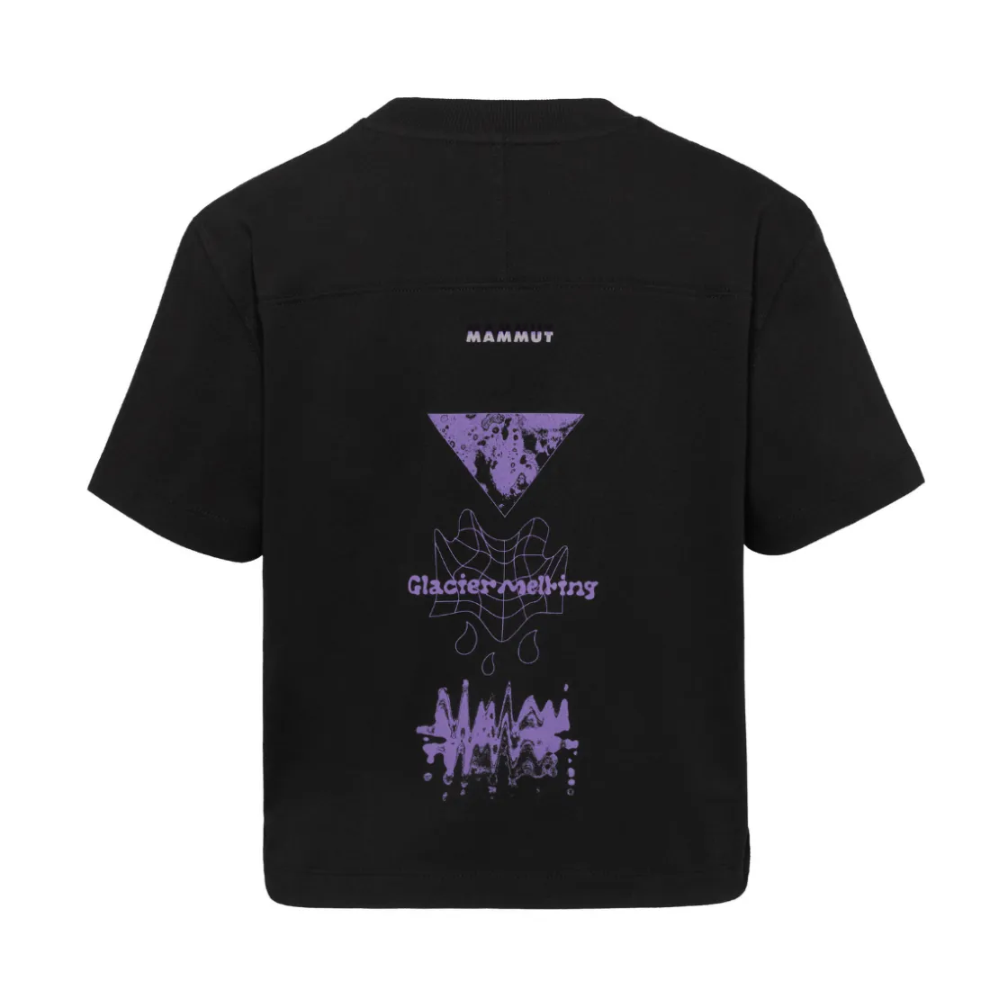 MAMMUT Base Cropped T-shirt, dame (Black) Clearance